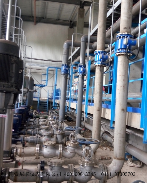 電廠電磁流量計現(xiàn)場圖