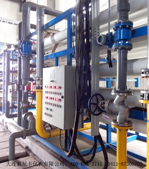 電廠電磁流量計現(xiàn)場圖